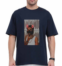 Load image into Gallery viewer, MC Stan Oversized T-Shirt for Men-Navy Blue-Ektarfa.online
