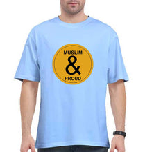 Load image into Gallery viewer, Muslim Oversized T-Shirt for Men-Baby Blue-Ektarfa.online
