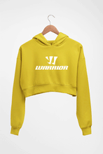 Load image into Gallery viewer, Warrior Sports Crop HOODIE FOR WOMEN-Mustard Yellow-Ektarfa.online
