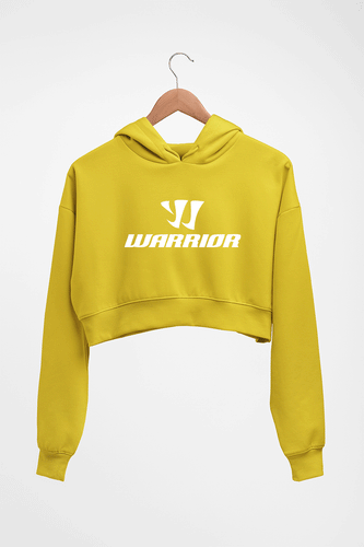 Warrior Sports Crop HOODIE FOR WOMEN-Mustard Yellow-Ektarfa.online