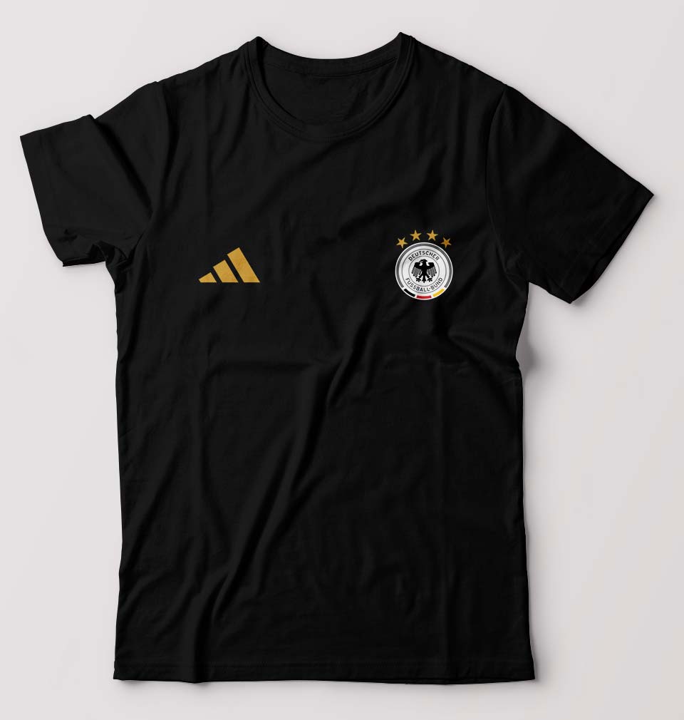 Germany Football T-Shirt for Men-Black-Ektarfa.online