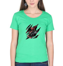 Load image into Gallery viewer, Deadpool T-Shirt for Women-Flag Green-Ektarfa.online
