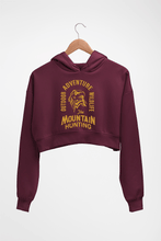 Load image into Gallery viewer, Eagle Crop HOODIE FOR WOMEN-Maroon-Ektarfa.online
