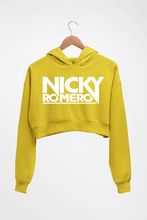 Load image into Gallery viewer, Nicky Romero Crop HOODIE FOR WOMEN-Mustard Yellow-Ektarfa.online
