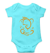 Load image into Gallery viewer, Ganpati JI(Ganesh) Kids Romper For Baby Boy/Girl-0-5 Months(18 Inches)-Sky Blue-Ektarfa.online
