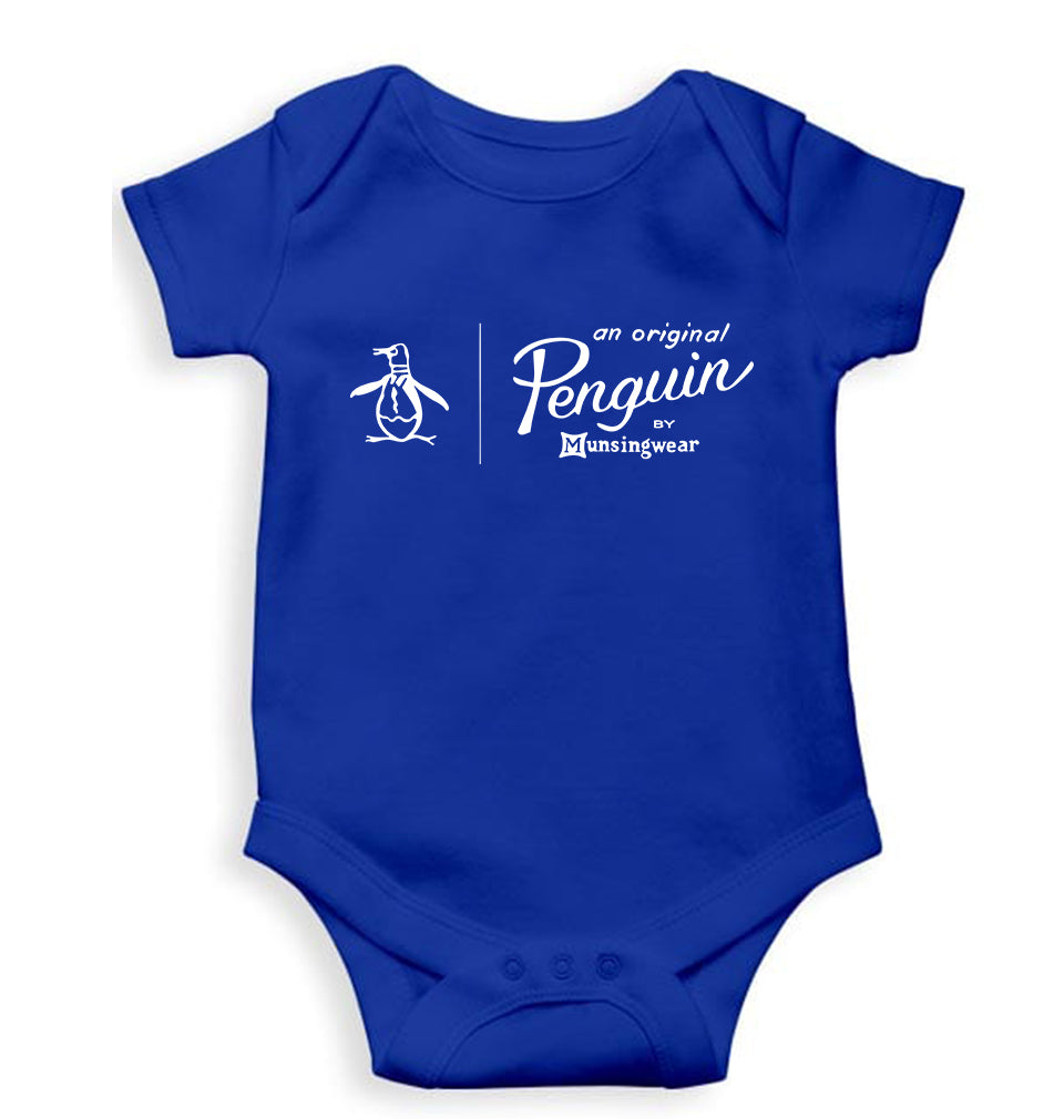 Penguin Kids Romper For Baby Boy/Girl-Royal Blue-Ektarfa.online