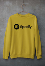 Load image into Gallery viewer, Spotify Unisex Sweatshirt for Men/Women-Mustard yellow-Ektarfa.online
