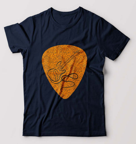 Guitar T-Shirt for Men-Navy Blue-Ektarfa.online