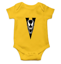 Load image into Gallery viewer, Venom Kids Romper For Baby Boy/Girl-0-5 Months(18 Inches)-Yellow-Ektarfa.online
