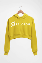Load image into Gallery viewer, Peloton Crop HOODIE FOR WOMEN-Mustard Yellow-Ektarfa.online
