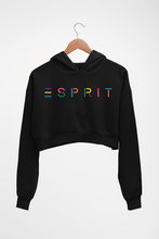 Load image into Gallery viewer, Esprit Crop HOODIE FOR WOMEN-Black-Ektarfa.online
