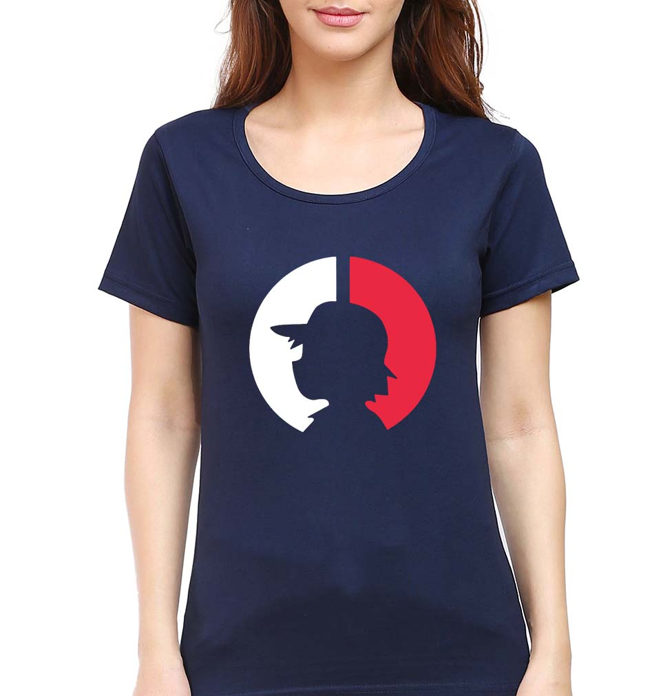 Pokémon T-Shirt for Women-Navy Blue-Ektarfa.online