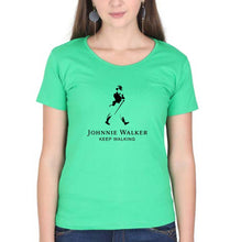 Load image into Gallery viewer, Johnnie Walker T-Shirt for Women-Flag Green-Ektarfa.online

