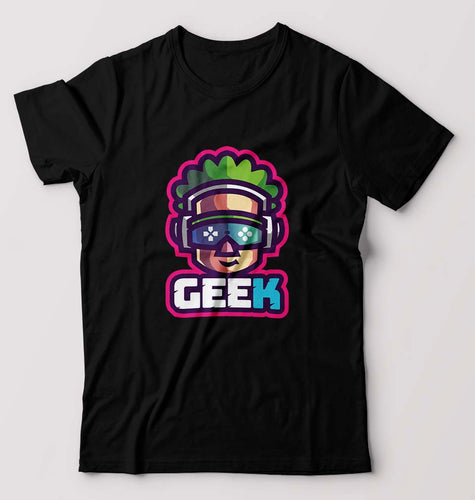 Geek T-Shirt for Men-Black-Ektarfa.online