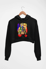 Load image into Gallery viewer, Mike Tyson Crop HOODIE FOR WOMEN-Black-Ektarfa.online
