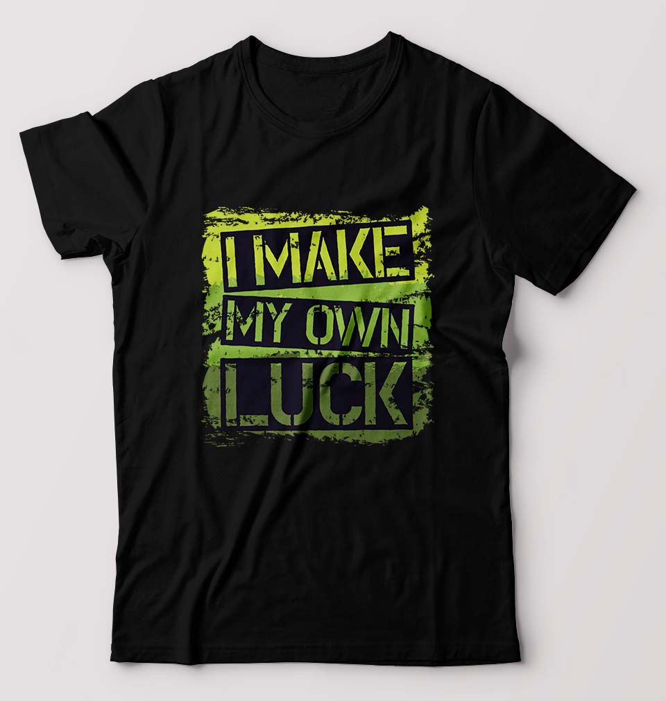 Luck T-Shirt for Men-Black-Ektarfa.online