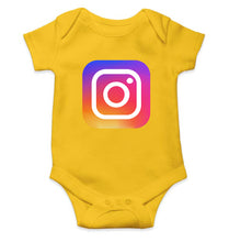 Load image into Gallery viewer, Instagram Kids Romper Kids Romper For Baby Boy/Girl-0-5 Months(18 Inches)-Yellow-Ektarfa.online
