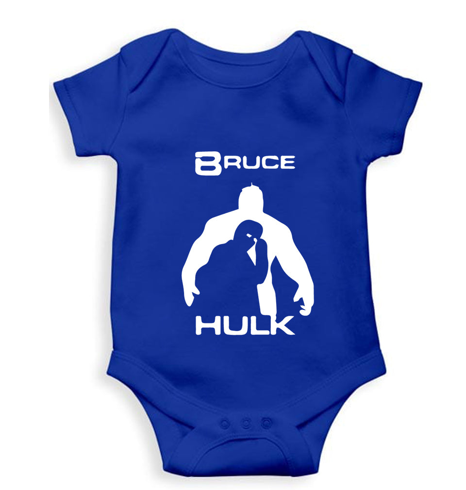 Hulk Superhero Kids Romper For Baby Boy/Girl-0-5 Months(18 Inches)-Royal Blue-Ektarfa.online