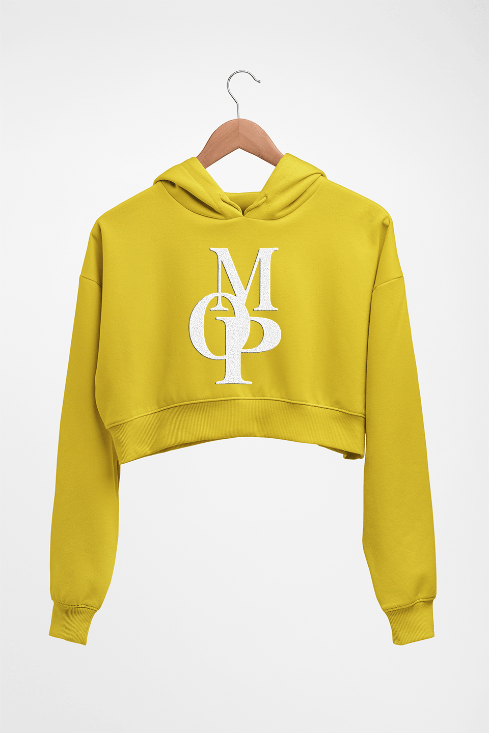 Marc O'Polo Crop HOODIE FOR WOMEN-Mustard Yellow-Ektarfa.online