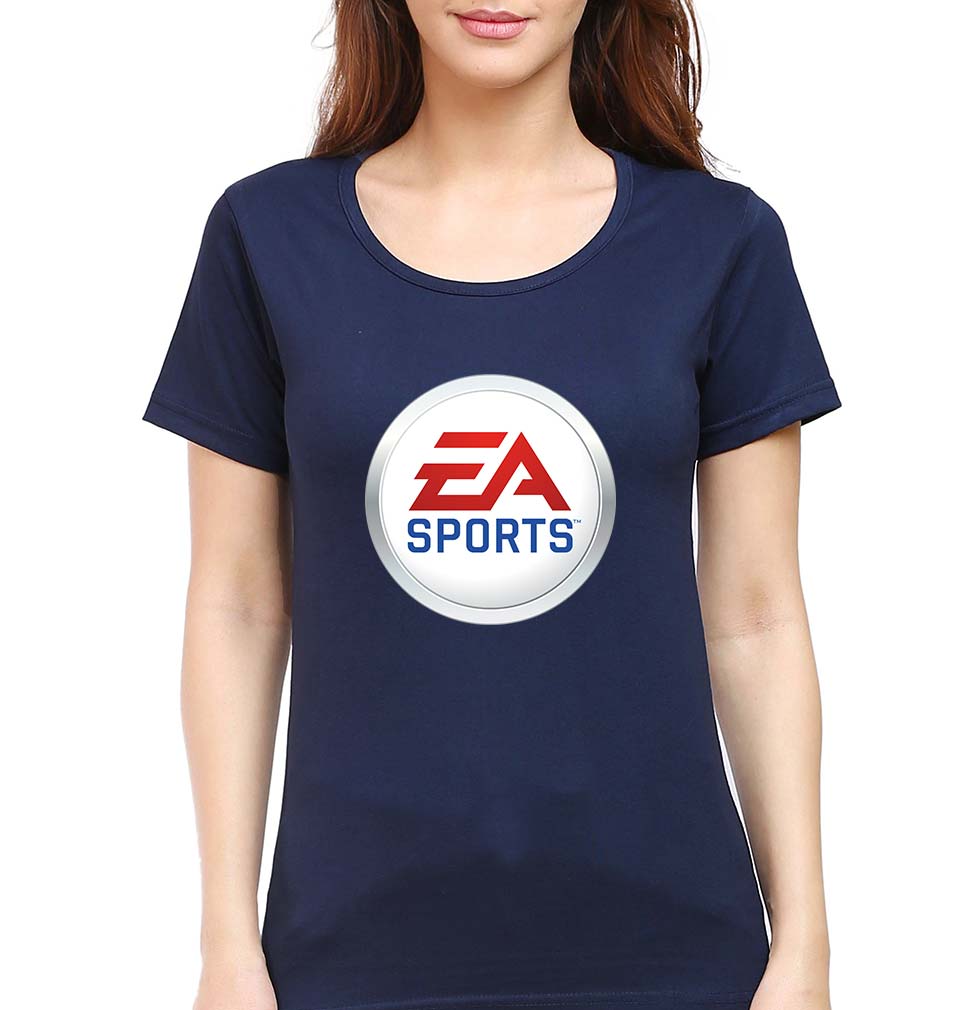 EA Sports T-Shirt for Women-Navy Blue-Ektarfa.online