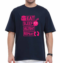 Load image into Gallery viewer, Valorant Oversized T-Shirt for Men-Navy Blue-Ektarfa.online
