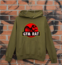 Load image into Gallery viewer, Gym Rat Unisex Hoodie for Men/Women-Olive Green-Ektarfa.online
