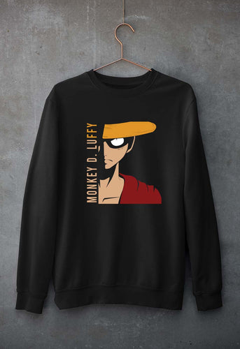 Monkey D. Luffy Unisex Sweatshirt for Men/Women-Black-Ektarfa.online