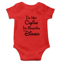 Load image into Gallery viewer, I M Not Crying Kids Romper For Baby Boy/Girl-0-5 Months(18 Inches)-Red-Ektarfa.online
