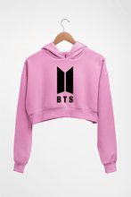 Load image into Gallery viewer, BTS Crop HOODIE FOR WOMEN-Light Baby Pink-Ektarfa.online
