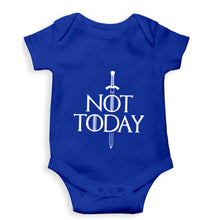 Load image into Gallery viewer, Not Today (GOT) Kids Romper For Baby Boy/Girl-0-5 Months(18 Inches)-Royal Blue-Ektarfa.online
