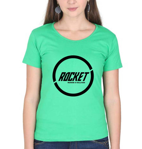 Ronnie O'Sullivan Snooker T-Shirt for Women-Flag Green-Ektarfa.online