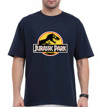 Load image into Gallery viewer, Jurassic Park Oversized T-Shirt for Men-Navy Blue-Ektarfa.online
