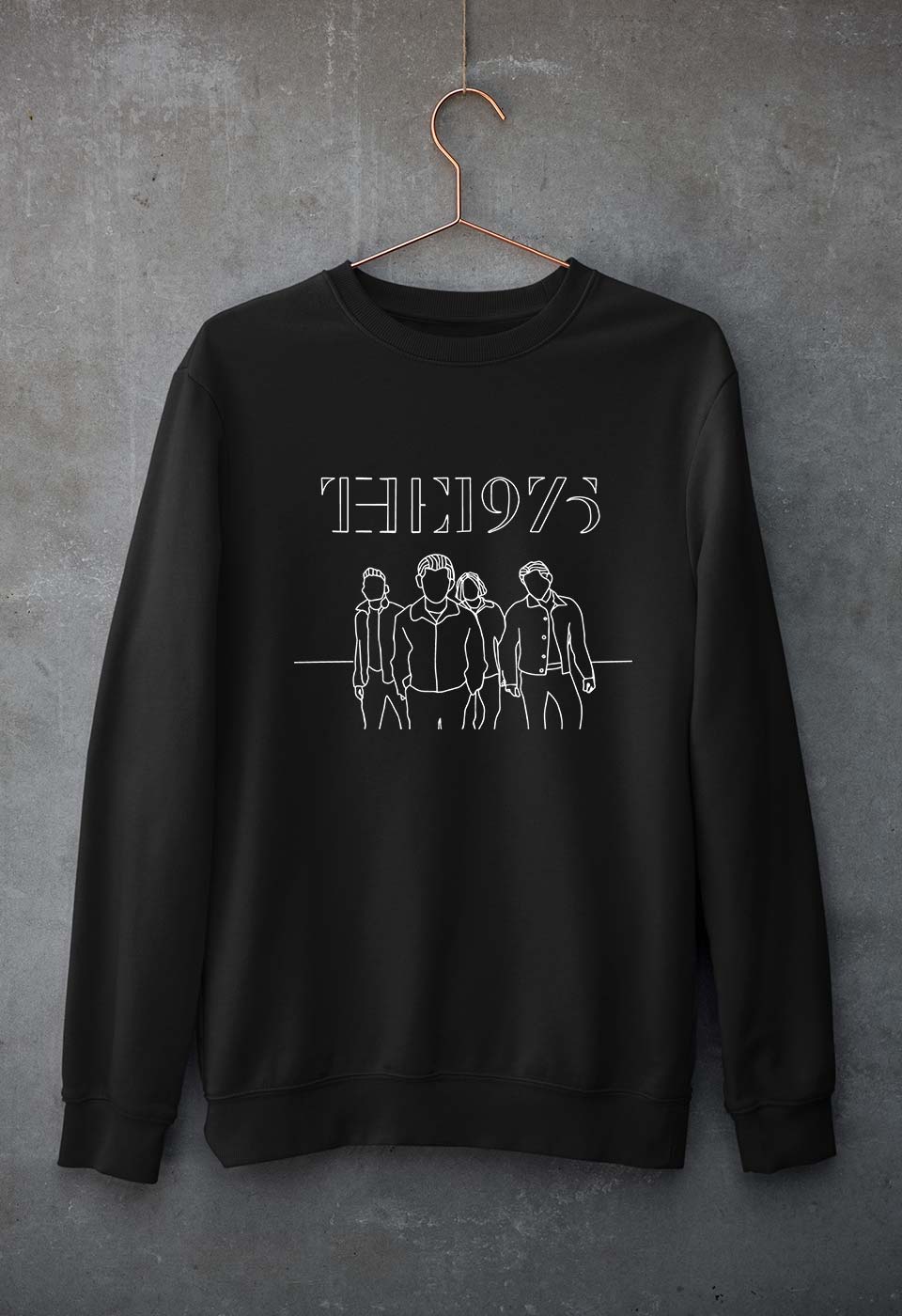 The 1975 Unisex Sweatshirt for Men/Women-Black-Ektarfa.online
