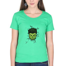 Load image into Gallery viewer, Hulk T-Shirt for Women-Flag Green-Ektarfa.online

