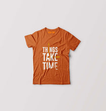 Load image into Gallery viewer, Time Kids T-Shirt for Boy/Girl-Orange-Ektarfa.online
