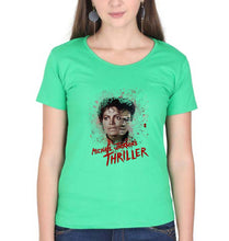 Load image into Gallery viewer, Thriller T-Shirt for Women-Flag Green-Ektarfa.online
