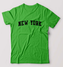 Load image into Gallery viewer, New York T-Shirt for Men-flag green-Ektarfa.online
