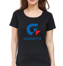 Load image into Gallery viewer, Gigabyte T-Shirt for Women-Black-Ektarfa.online
