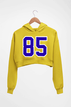 Load image into Gallery viewer, Varsity 85 Crop HOODIE FOR WOMEN-Mustard Yellow-Ektarfa.online
