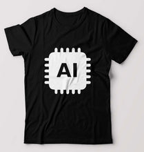 Load image into Gallery viewer, Artificial intelligence (AI) T-Shirt for Men-Black-Ektarfa.online
