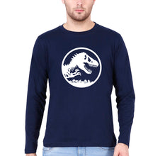 Load image into Gallery viewer, Jurassic World Full Sleeves T-Shirt for Men-Navy Blue-Ektarfa.online
