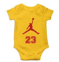 Load image into Gallery viewer, Michael Jordan Kids Romper For Baby Boy/Girl-Yellow-Ektarfa.online
