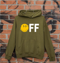 Load image into Gallery viewer, Emoji Off Unisex Hoodie for Men/Women-Olive Green-Ektarfa.online
