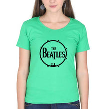 Load image into Gallery viewer, Beatles T-Shirt for Women-Flag Green-Ektarfa.online
