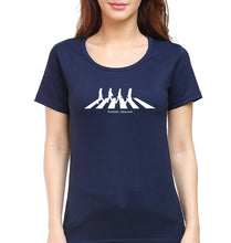 Load image into Gallery viewer, Beatles T-Shirt for Women-Navy blue-Ektarfa.online

