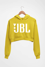 Load image into Gallery viewer, JBL Crop HOODIE FOR WOMEN-Mustard Yellow-Ektarfa.online
