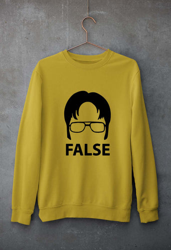 Dwight Schrute Unisex Sweatshirt for Men/Women-Mustard Yellow-Ektarfa.online