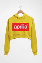 Load image into Gallery viewer, Aprilia Crop HOODIE FOR WOMEN-Mustard Yellow-Ektarfa.online
