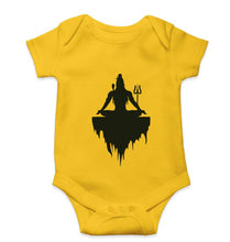 Load image into Gallery viewer, Mahakal Mahadev Bholenath Shiva Shivji Kids Romper For Baby Boy/Girl-0-5 Months(18 Inches)-Yellow-Ektarfa.online
