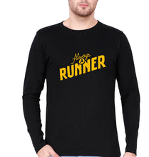 Load image into Gallery viewer, Runner Running Full Sleeves T-Shirt for Men-Black-Ektarfa.online
